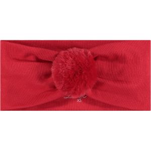 Little A Rosy Posy Red &#039;Frederica&#039; Pom Pom Headband