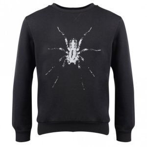Lanvin Boys Black Grey Spider Sweatshirt