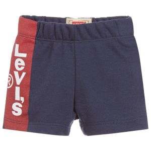 Levi's Baby Boys Navy Blue Cotton Jersey Shorts