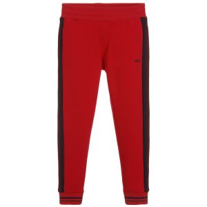 LITTLE MARC JACOBS Boy's Red Jersey Joggers