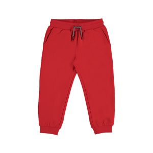 Mayoral Boys Bright Red Fleece Joggers