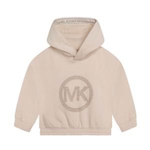 Michael Kors Girls Sand Coloured Hooded Sweatshirt