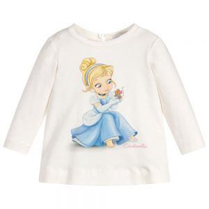 MONNALISA Bebé  Girls Cotton Disney Cinderella Top