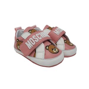 Moschino Pink Teddy Soft Trainer Shoes