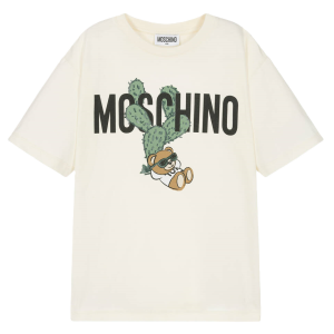 Moschino Ivory Cactus Bear T-Shirt