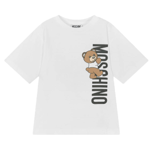 Moschino White Climbing Bear T-Shirt SS24