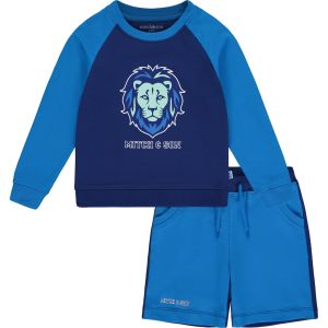 Mitch & Son King Of The Jungle 'Kaleb' Lion Sweatshirt And Short Set