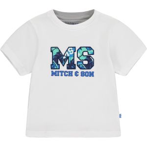 Mitch & Son King Of The Jungle 'Kyle' White Logo Print T-Shirt