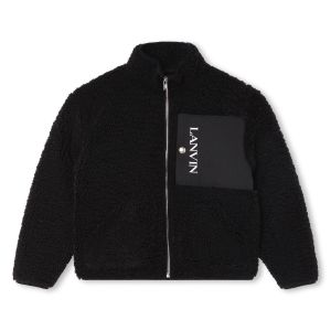LANVIN Black Zip-Up Pocket  jacket