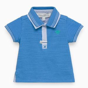 Tartine et Chocolat Boy's Ocean Blue Polo Shirt