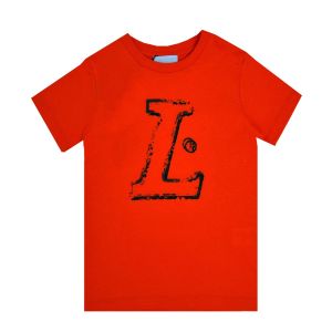 Lanvin Boys Orange Logo T-Shirt