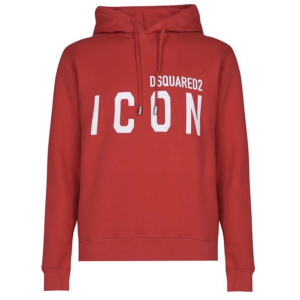DSQUARED2 ICON Red Logo Hoody
