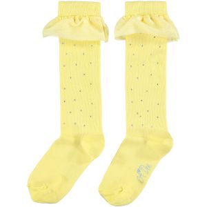 A Dee Yellow 'JULIETTE' high Socks