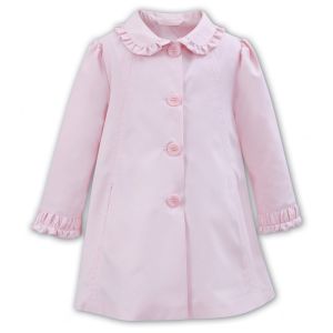 Sarah Louse 'Girl's Dani' Pink Coat
