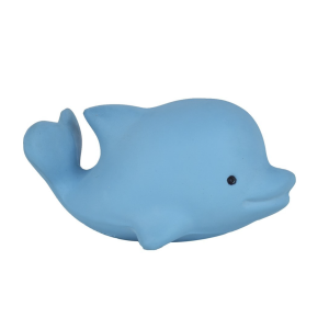 Dolphin Natural Rubber Baby Rattle & Bath Toy