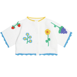 Stella McCartney Girls Crochet Style Cardigan