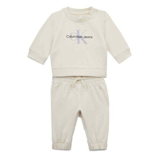 Calvin Klein Baby Smokey Lilac Sweatshirt And Jogger Set