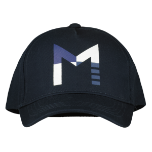 Mitch Navy Blue Cap With Square Logo