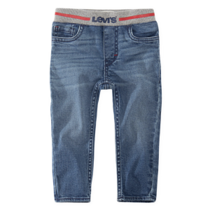 Levi&#039;s Baby Boy Blue Denim Jeans With Elasticated Waist