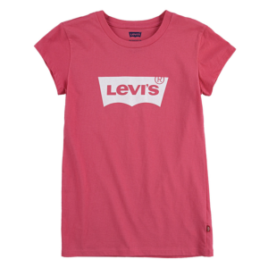 Levi&#039;s Girls Dark Pink T-shirt With White Logo