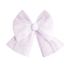Rahigo Girls Pale Pink Tulle Bow Hairclip
