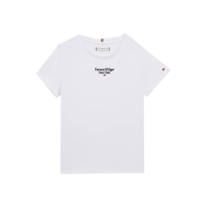 Tommy Hilfiger Girls White &#039;NYC&#039; Short Sleeve T-shirt