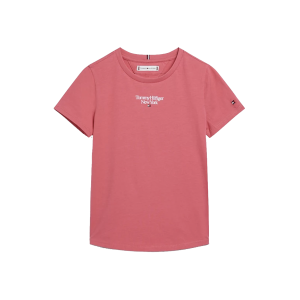 Tommy Hilfiger Girls Bright Pink &#039;NYC&#039; Short Sleeve T-shirt