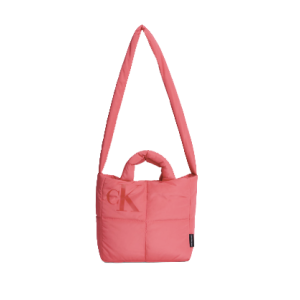 Calvin Klein Girls Pink Puffer Crossbody Bag
