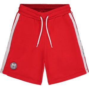 Mitch Santa Cruz' Red Sweat Shorts With Taped Detail