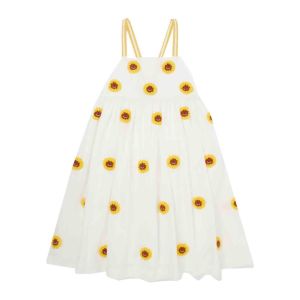 Stella McCartney Girls Sunflower Embroidered Dress