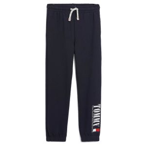 Tommy Hilfiger Boys Navy Blue Graphic Logo Joggers