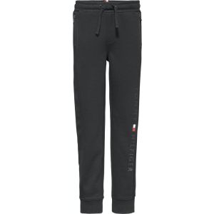 Tommy Hilfiger Boys Black Joggers With Zip Pockets
