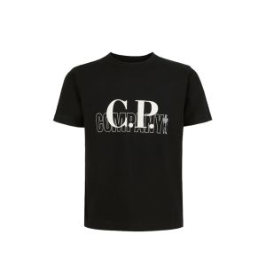 C.P. Company Boys Infinity Dark Navy T-shirt With Raised Logo
