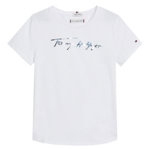 Tommy Hilfiger Girls White T-shirt