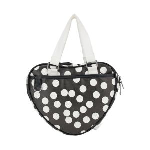 Monnalisa Girls Black & White Polka Dot Shoulder Bag