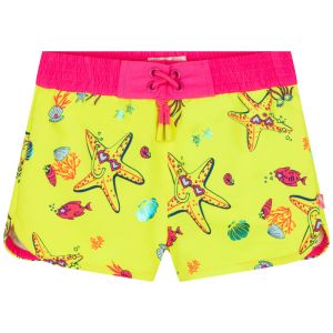 Billieblush Girls Neon Yellow & Pink Swim Shorts
