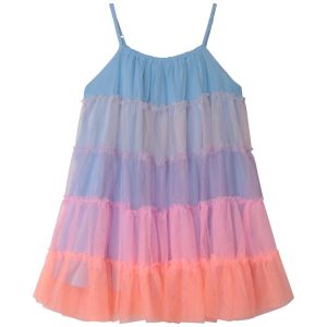 Billieblush Girls Blue & Pink Tulle Dress