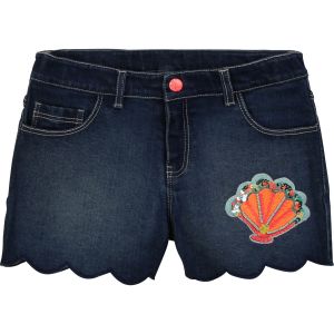 Billieblush Blue Shell Denim Shorts