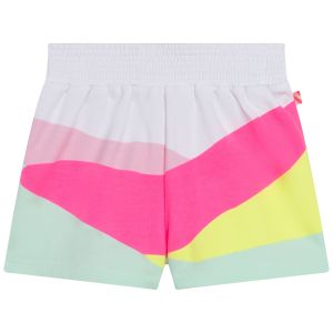 Billieblush White & Pink Jersey Shorts
