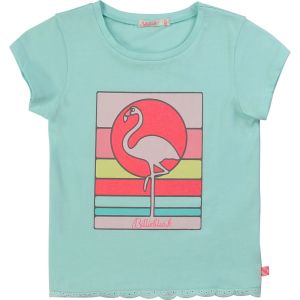 Billieblush Blue Cotton Flamingo T-Shirt