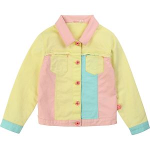 Billieblush Pink & Yellow Cotton Jacket