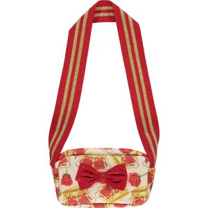 A'Dee Queen 'Cynthia' Allover Crown Print Bag With Shoulder Strap