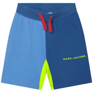 MARC JACOBS Boys Blue Logo Contrast Shorts