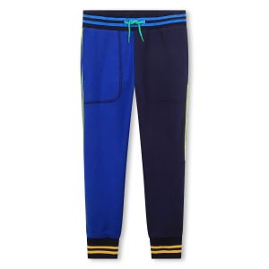 THE MARC JACOBS Royal Blue &amp; Navy Blue Logo Patch Joggers
