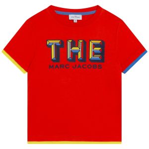 THE MARC JACOBS  Boys Red Logo T-Shirt