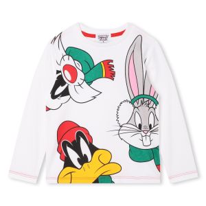 MARC JACOBS White Cotton Winter 2023 Looney Tunes Top