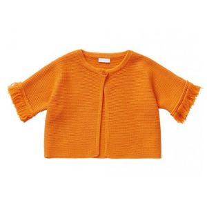 IL Gufo Girl's Orange Cardigan 