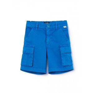 Il Gufo Boys Royal Blue Cargo Shorts