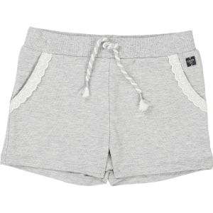 Carrément Beau Girls Grey Jersey Shorts