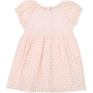Carrément Beau Baby Girls Pink Cotton Dress